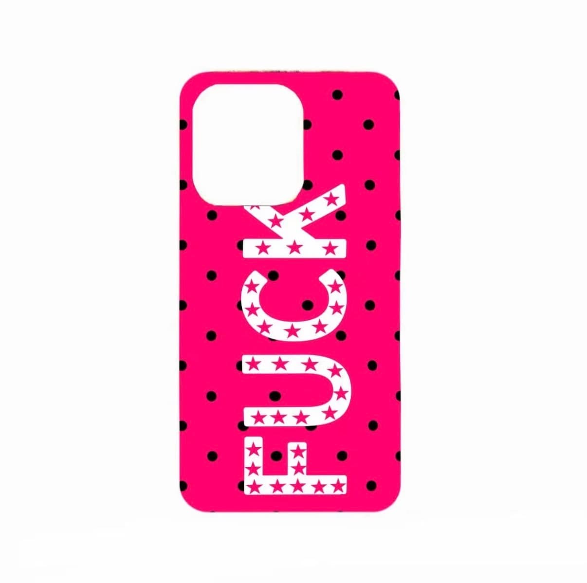 Pink polka dot case