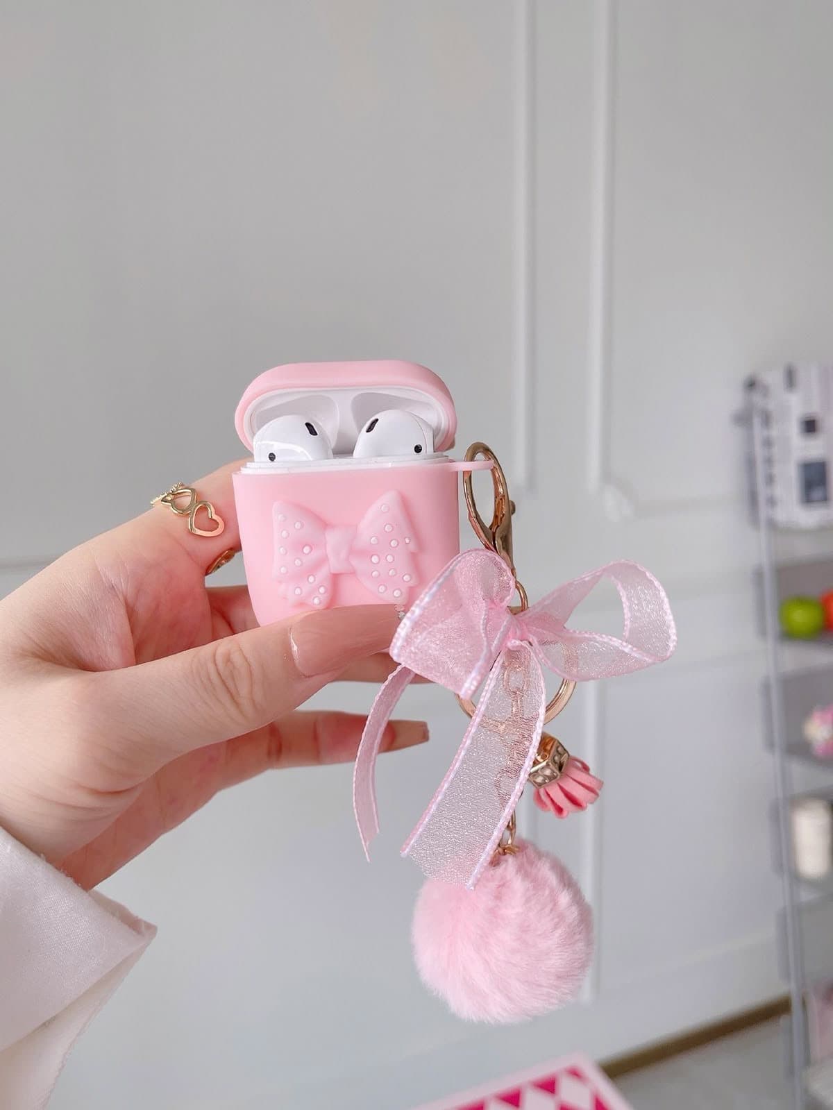 Pink AirPods case